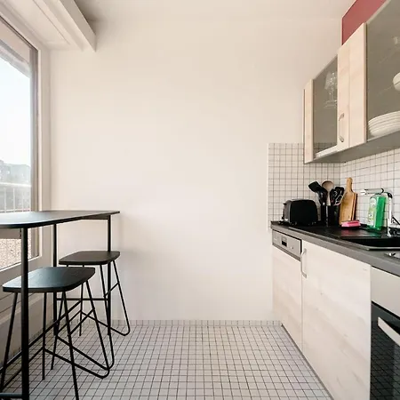 Stylish Minimalism In Kirchberg 1 Bus Stop To Lux Cntr Apartment Luxembourg
